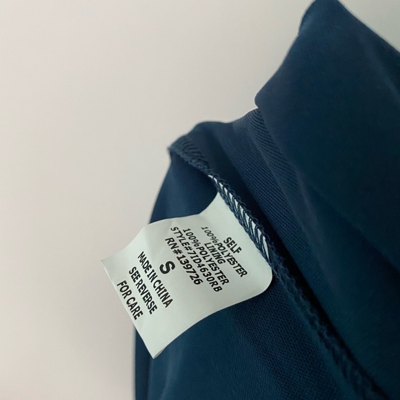 Altar’d state navy blue embroidered maxi dress - Picture 3 of 6